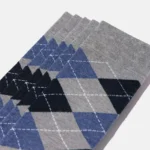 Uzun Konç Soket Çorap - Baklava Desenli Tasarım - Görsel 27