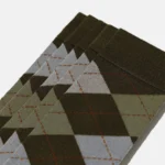 Uzun Konç Soket Çorap - Baklava Desenli Tasarım - Görsel 23