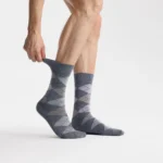 Uzun Konç Soket Çorap - Baklava Desenli Tasarım - Görsel 10