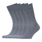 Uzun Konç Soket Çorap - Nervürlü Tasarım - Görsel 3